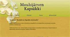 Desktop Screenshot of mouhijarvenkapsakki.fi